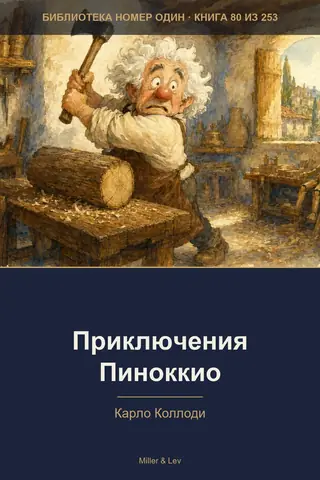 Обложка книги «Приключения Пиноккио»
