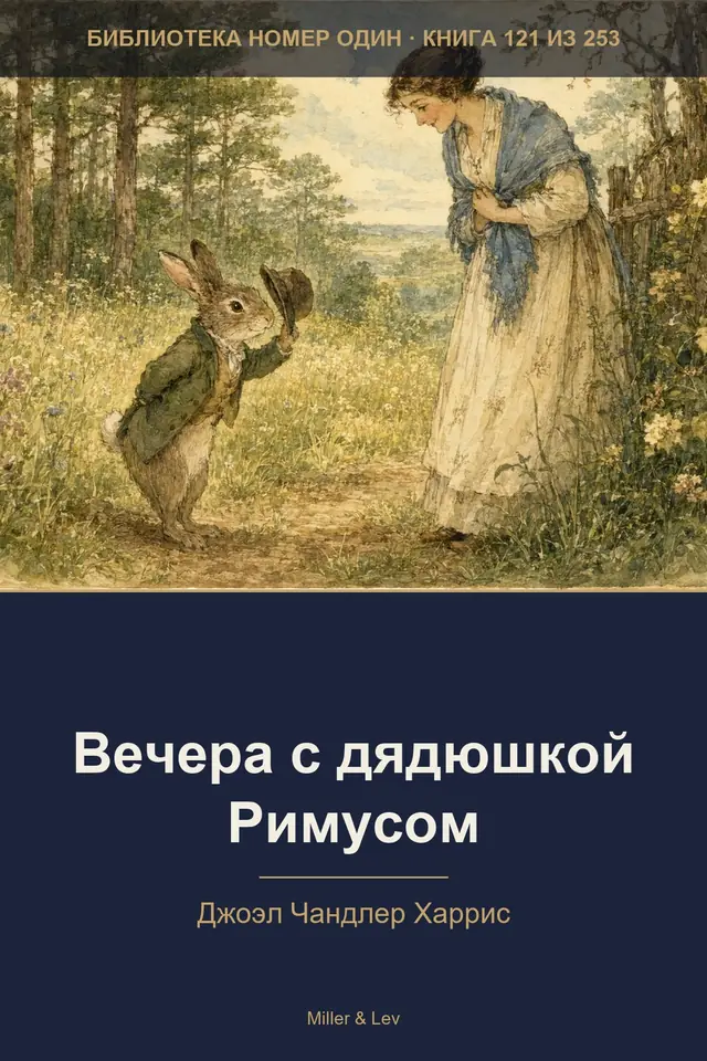 Обложка книги «Вечера с дядюшкой Римусом»