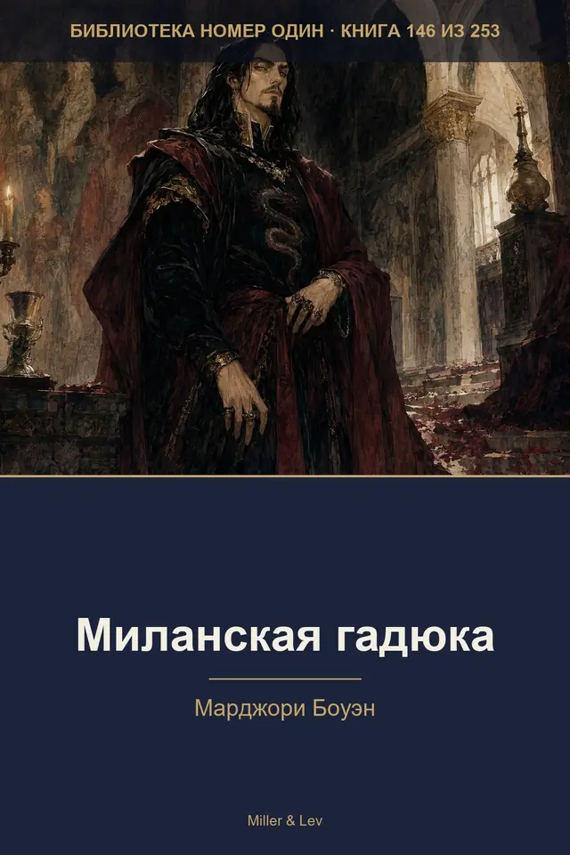 Обложка книги «Миланская гадюка»