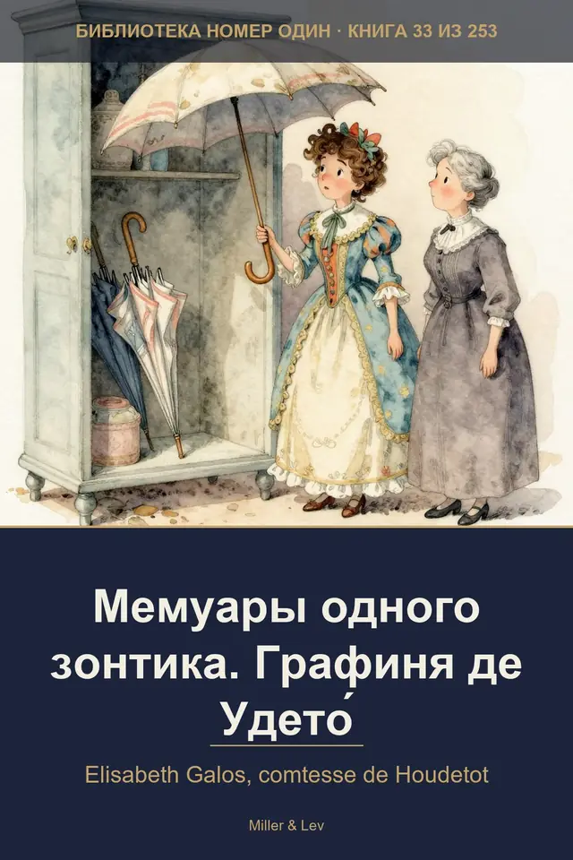Обложка книги «Мемуары одного зонтика. Графиня де Удето́»